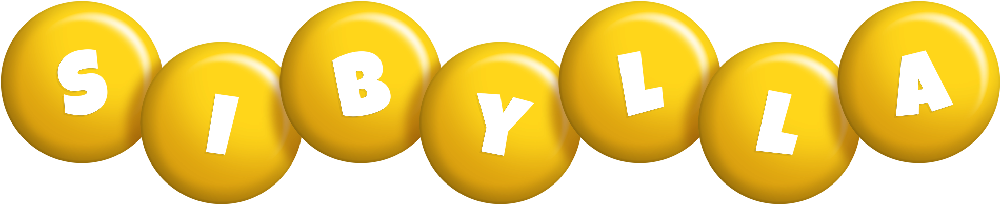 Sibylla candy-yellow logo