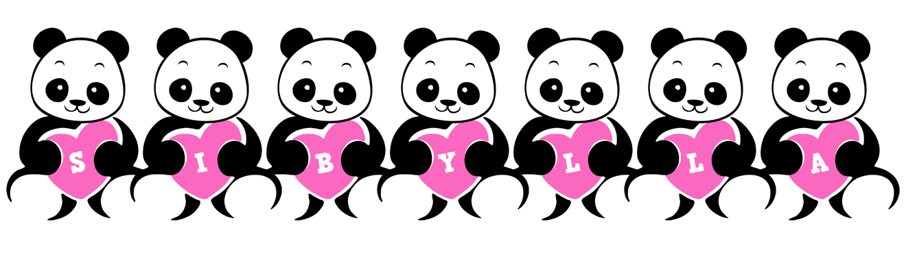 Sibylla love-panda logo