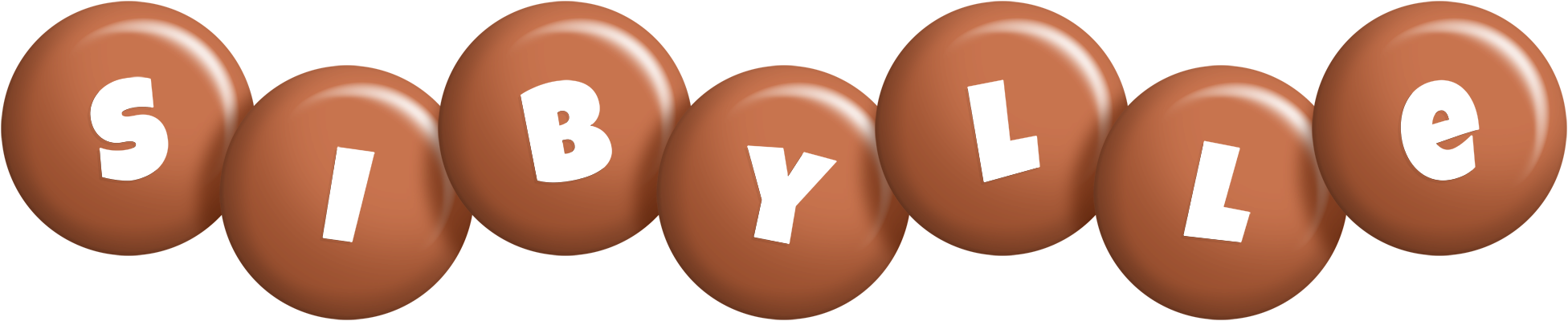 Sibylle candy-brown logo