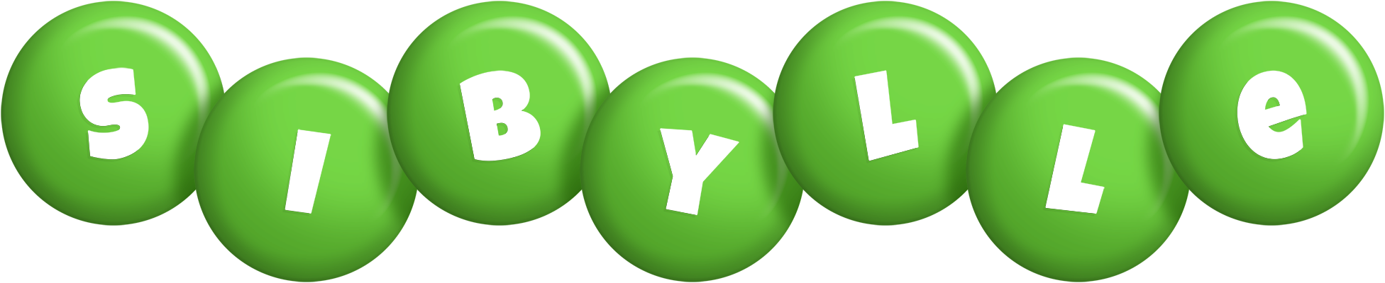 Sibylle candy-green logo