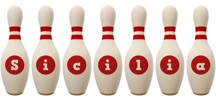 Sicilia bowling-pin logo