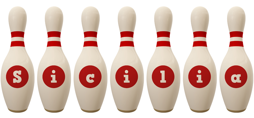 Sicilia bowling-pin logo