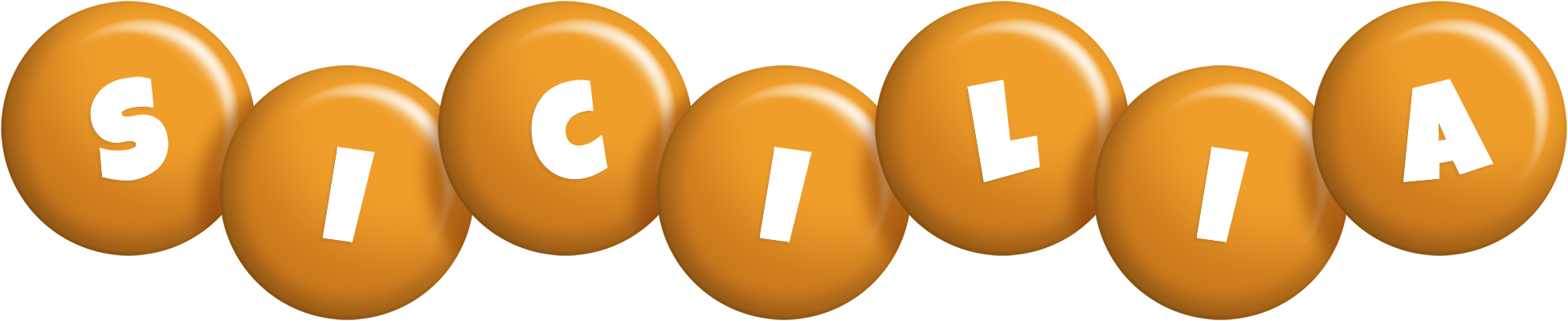 Sicilia candy-orange logo