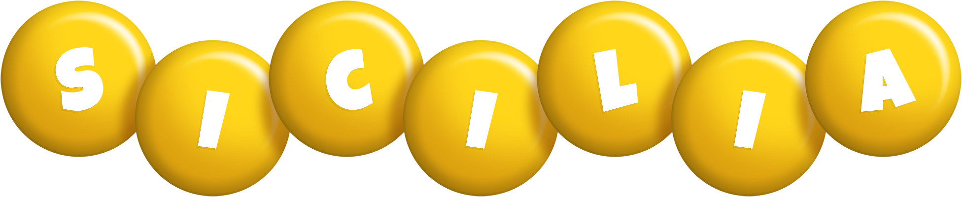 Sicilia candy-yellow logo