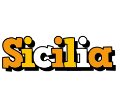 Sicilia cartoon logo