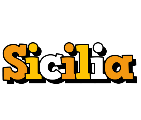 Sicilia cartoon logo