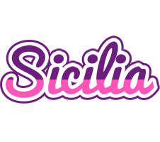 Sicilia cheerful logo