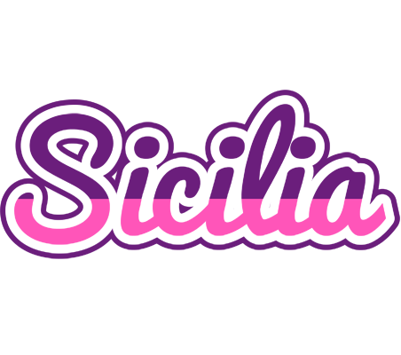Sicilia cheerful logo