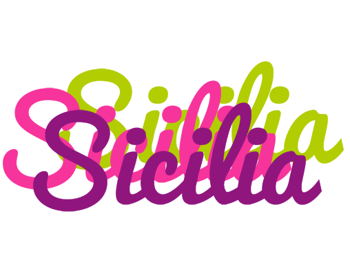 Sicilia flowers logo