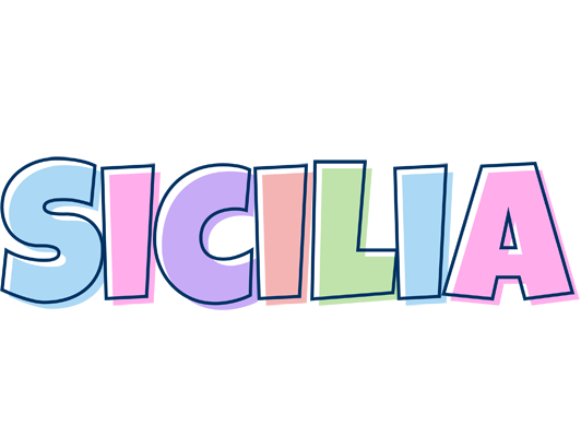 Sicilia pastel logo