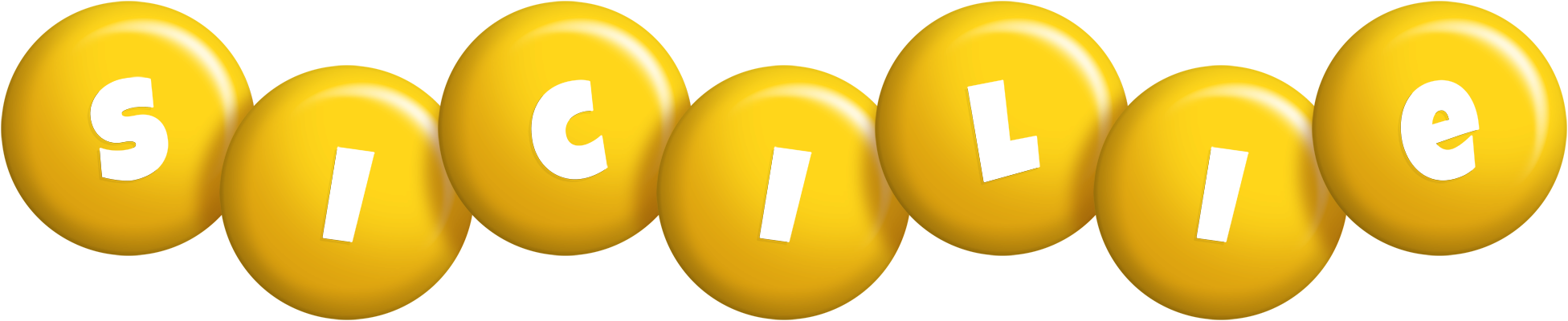 Sicilie candy-yellow logo