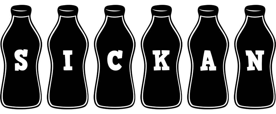 Sickan bottle logo