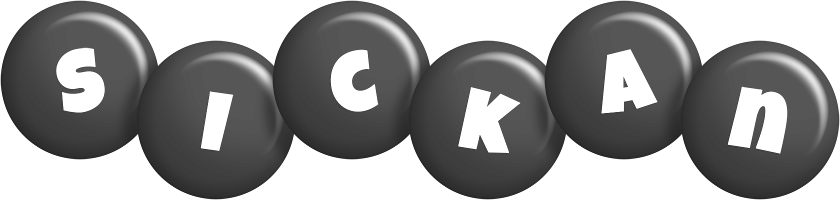 Sickan candy-black logo