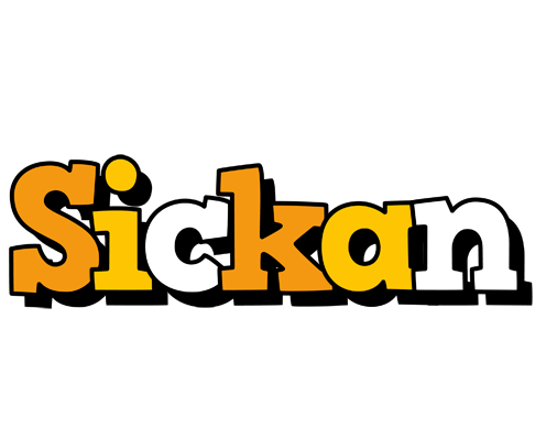 Sickan cartoon logo