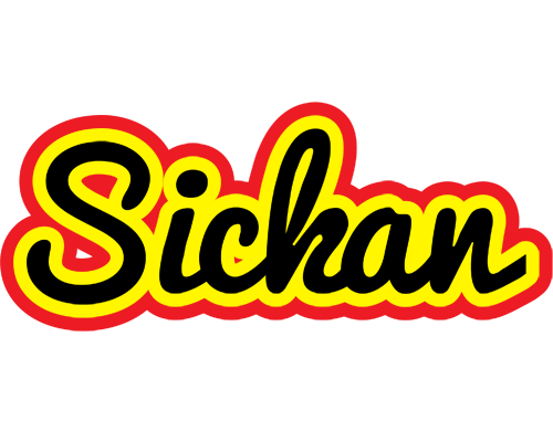 Sickan flaming logo