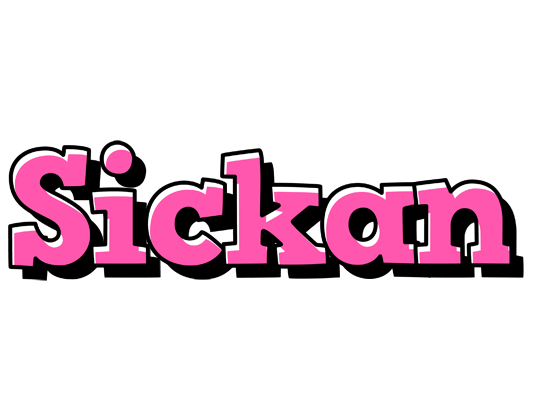 Sickan girlish logo