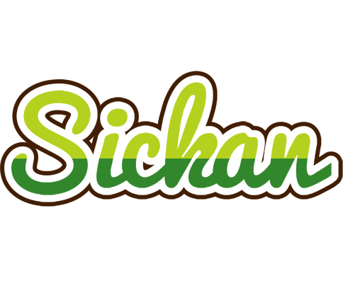 Sickan golfing logo