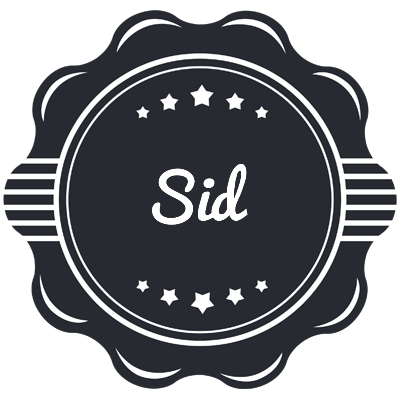 Sid badge logo