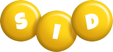 Sid candy-yellow logo