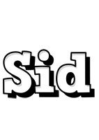 Sid snowing logo