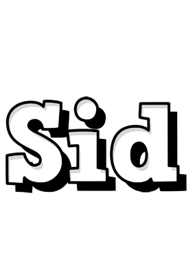 Sid snowing logo
