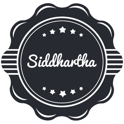 Siddhartha badge logo