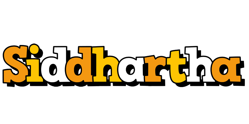 Siddhartha cartoon logo