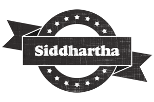 Siddhartha grunge logo