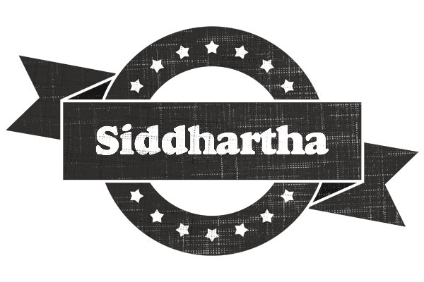 Siddhartha grunge logo