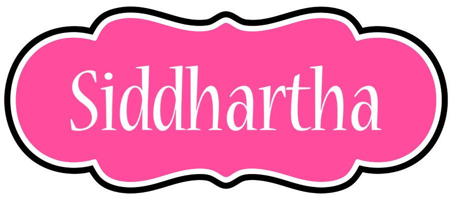 Siddhartha invitation logo