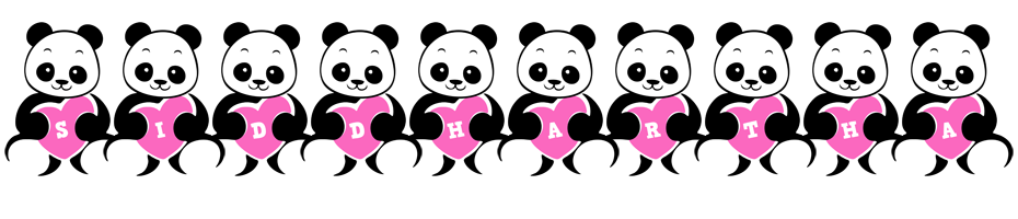 Siddhartha love-panda logo