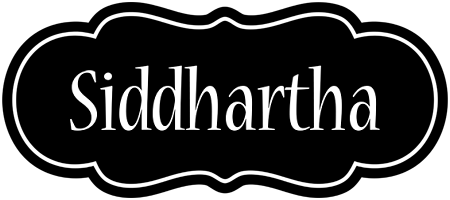 Siddhartha welcome logo