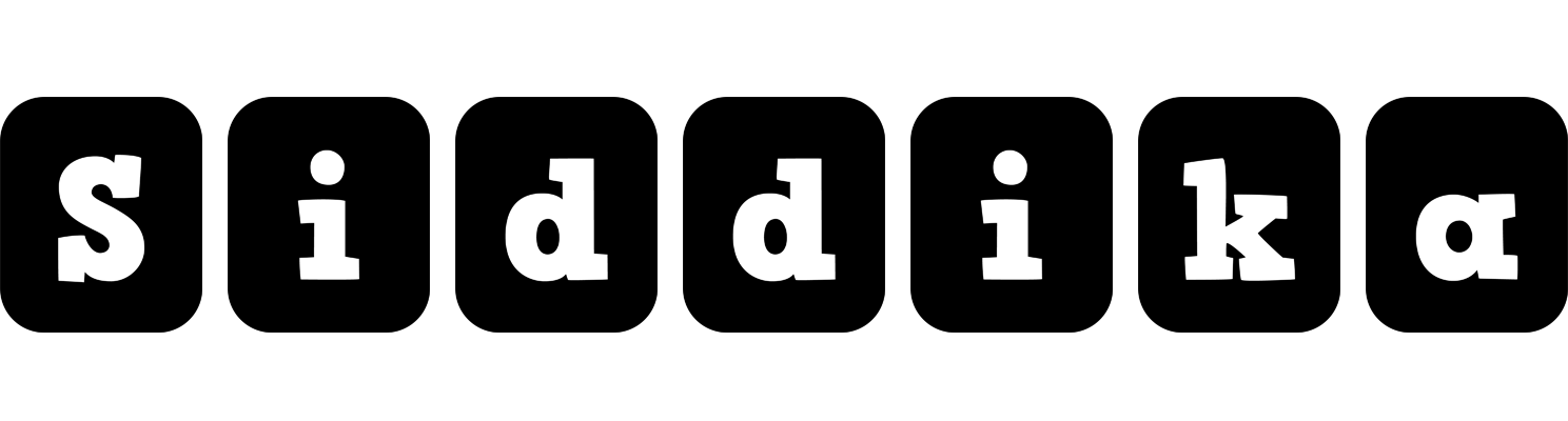 Siddika box logo