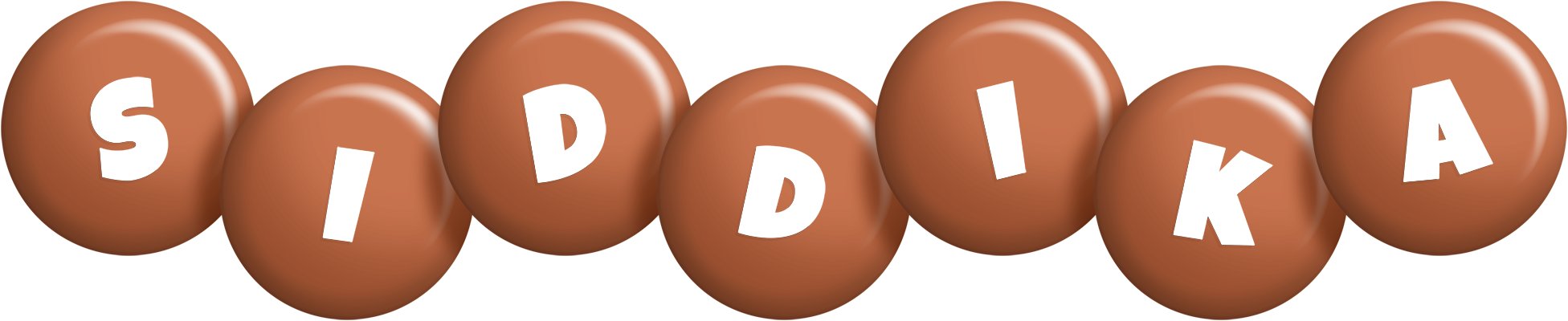 Siddika candy-brown logo
