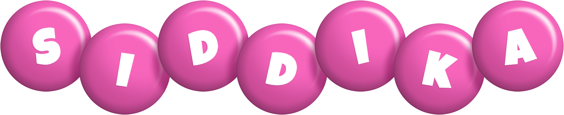 Siddika candy-pink logo