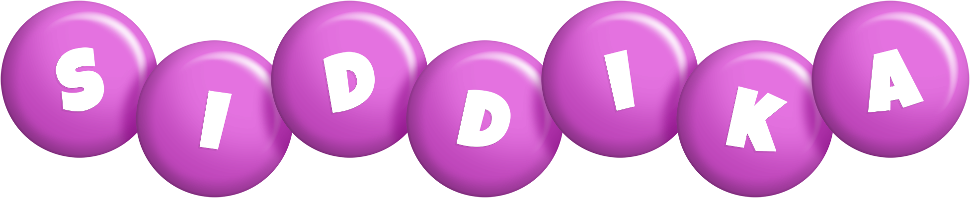 Siddika candy-purple logo