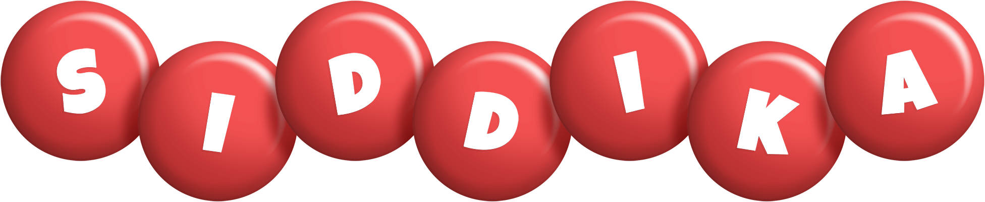 Siddika candy-red logo