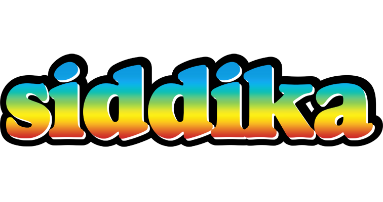 Siddika color logo