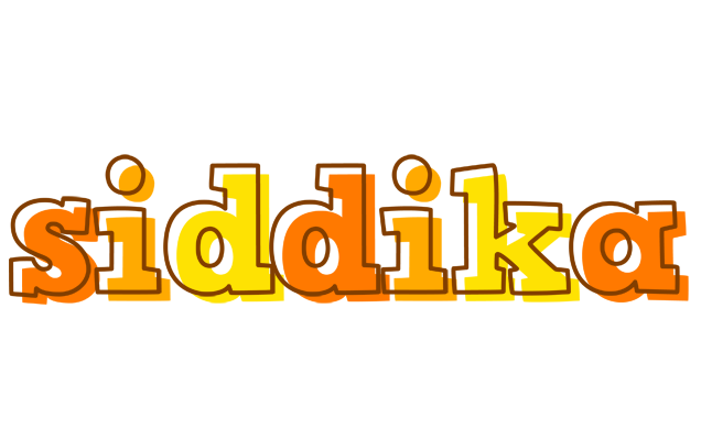 Siddika desert logo