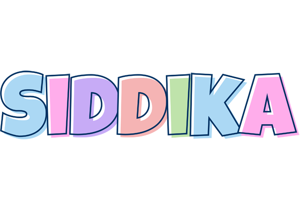 Siddika pastel logo