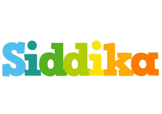 Siddika rainbows logo