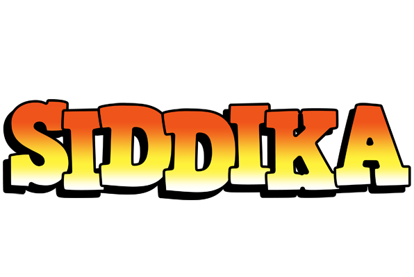 Siddika sunset logo