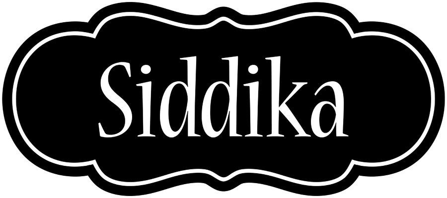 Siddika welcome logo