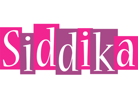 Siddika whine logo