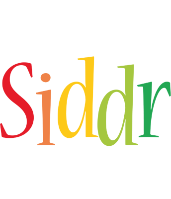 Siddr birthday logo