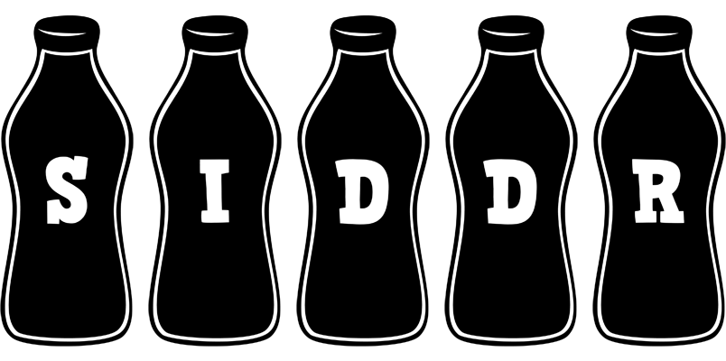 Siddr bottle logo