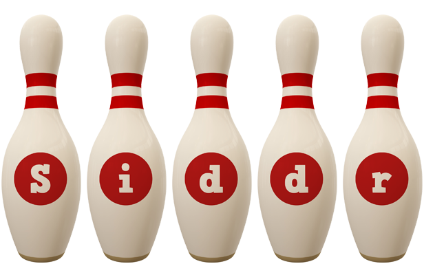 Siddr bowling-pin logo