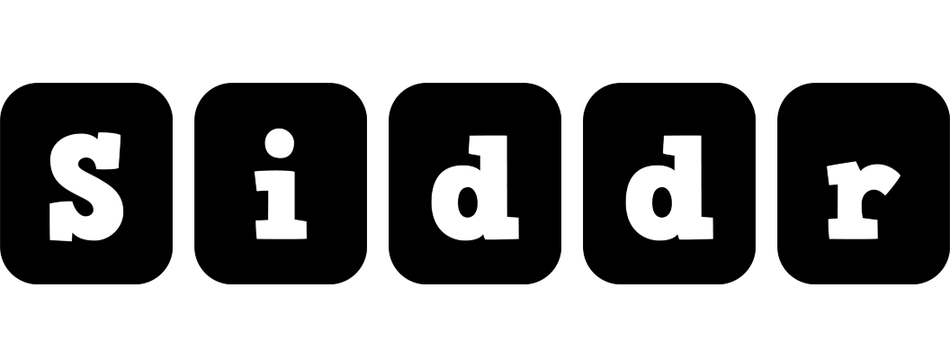 Siddr box logo