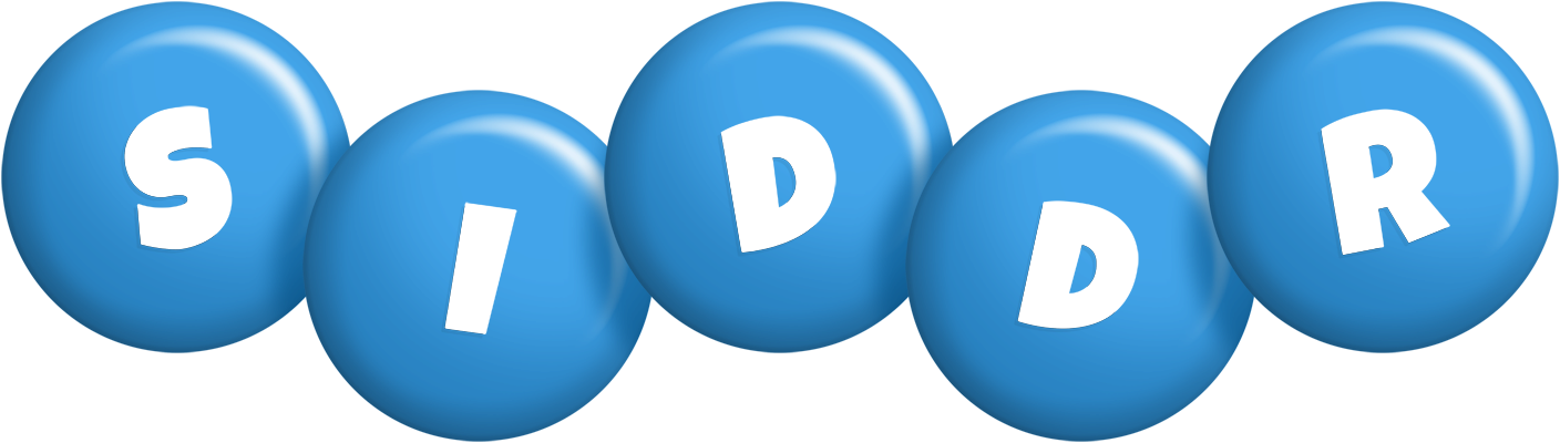Siddr candy-blue logo