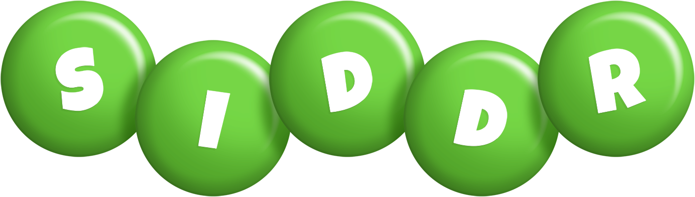 Siddr candy-green logo